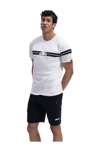 Ellesse Erkek T-shirt - Em442-10279 Ekru