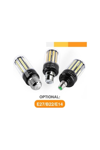 E14 Led Ampul Mısır Lambası E27 Led Mısır Ampul 110v Lampada Led Bombillas 5736 Ampul Ac85 265v 3.5w 5w 7w 9w 12w 15w 20w E27 12w Sıcak Beyaz