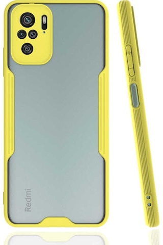 Xiaomi Redmi Note 10S Kilif Parfe Kenarlari Pastel Renk Silikon 504352900