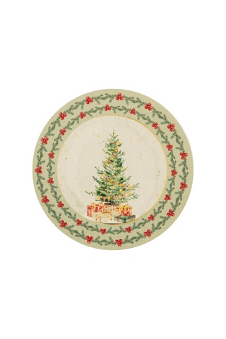Xmas Tale Kağıt Bardak Altlığı 10 Cm 12'li Paket Beyaz