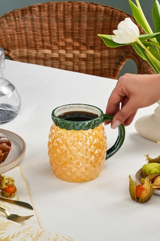 Karaca Pineapple 680 Ml Mug Sarı