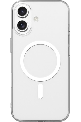 Apple Uyumlu iPhone 16 Kılıf M-safe Şarj Özellikli Youngkit High Definition Serisi Kapak Şeffaf Şeffaf