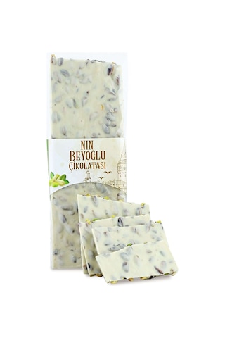 Fildişi Fıstıklı Beyoğlu Çikolatası 250 G Fildişi Fıstıklı Beyoğlu Çikolatası 250 G