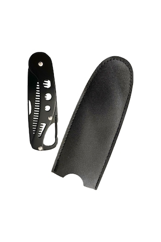 Homyl Katlanır Sakal Tarağı Paslanmaz Çelik Taşınabilir Cep Saç Tarağı