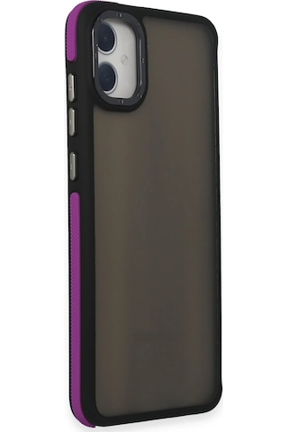 Newface - 729 - Samsung Galaxy Uyumlu A05 Harvel Kapak - - Csmo-tex - Derin Mor