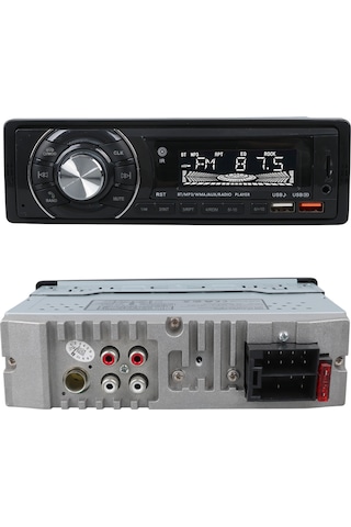 Ayt Carstar Cs-950 Çift Usb Sd Hafıza Kartı Fm Radyo Aux Bluetooth Araç Teyibi Kumandalı Oto Teyp 4x60 Watt Dijital