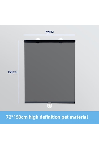 Maiyame Kamyon Ön Camı İçin Uzatılabilir Isı Yalıtımı Cam Filmi, Sürekli Cam Görünürlüğü, Saksi Montajlı, 72x150 Cm