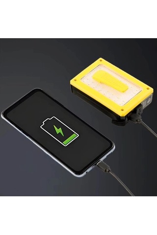 Pro F-3003 Alüminyum Pm10-tg Led Type-c Powerbank Ve Solar Şarjlı Kamp Kafa Feneri Çok Renkli
