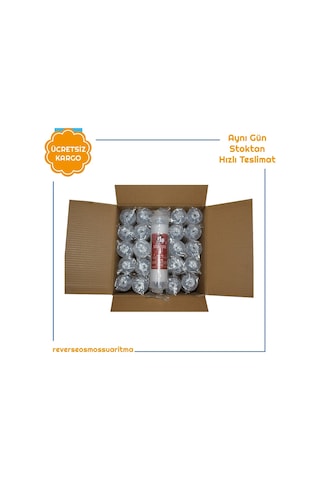 25 Takım Kapalı Kasa Su Arıtma Cihazı 12'' Inline Toptan Filtre 458132573