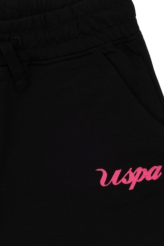 U.s. Polo Assn. Kız Çocuk Siyah Şort Örme 50288689-vr046 Siyah