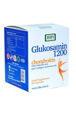 Glukosamin Chondroitin Msm Collagen Boswelic 1200 MG 60 Kapsül