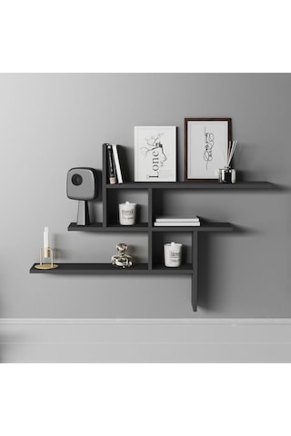 Germen Duvar Rafı Antrasit