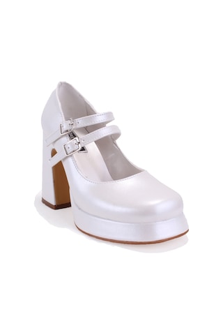 Dagoster Dza07-337566 Sedef Platform Topuklu Kadın Ayakkabı Sedef