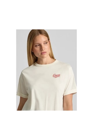 Guess Emotional Kadın Oversize T-shirt W6yı23k4341 Krem