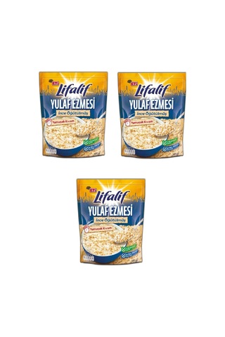 Lifalif İnce Öğütülmüş Yulaf Ezmesi 350 G X 3 Adet