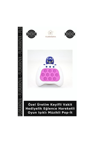 Özel Üretim Keyifli Vakit Hediyelik Eğlence Hareketli Oyun Işıklı Müzikli Pop-it