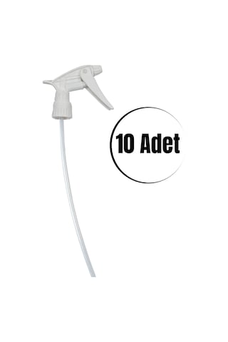 Sprey Triger Başlık- Beyaz Fısfıs Sprey Başlığı 10 Adet