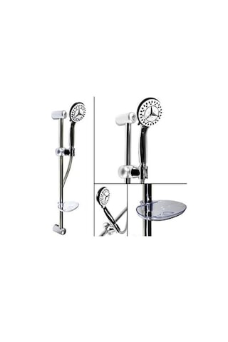 Çiğdem Sürgülü Duş Seti 5 Fonksiyonlu - Sliding Shower Set Krom