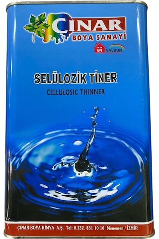Çınar Selülozik Tiner 2,5 Litre Çınar Selülozik Tiner 2,5 Litre