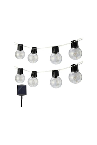 Solar 10Led Ampül 8 Mod 3.5Mt Güneş Enerjili Dış Bahçe Aydınlatma