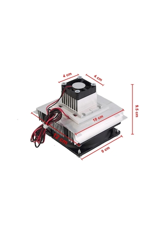 Termo Elektrik Peltier Soğutucu Sistem Dc 12v 6a 60w Mini Klima Buzdolabı Buzluk Araba Soğuk Hava