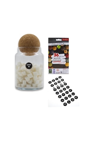 Tanex Mtc-606 Baharat Etiketleri Şeffaf 25 MM 40 Adet