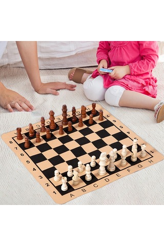 Dolıty Taşınabilir Satranç Seti Masa Oyunu Eğlence 15 Oyuncak