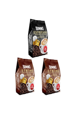 Summo 1 Adet Espresso ve 2 Adet Strong 108’li Paket (36X3)