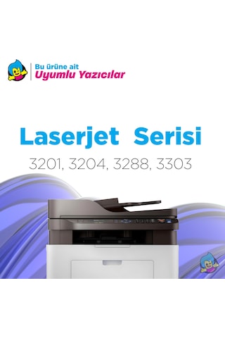 Hp Laserjet Pro 3288 Uyumlu Toner Takımı Çipli / 222a - W2220a Siyah - Mavi - Sarı - Kırmızı