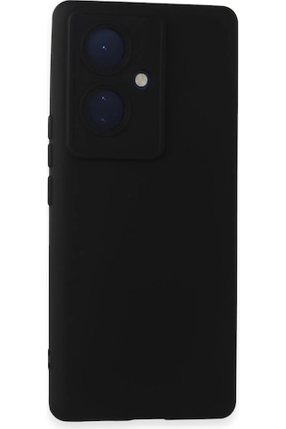 Durukar Vivo V29 Lite Kılıf Nano İçi Kadife Silikon - Siyah