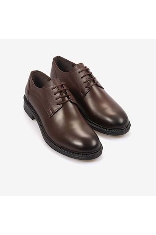 Kemal Tanca Hakiki Deri Erkek Günlük Ayakkabı 2801 Kahve