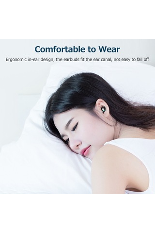 Qingmipy Siyah Bluetooth 5.0 Kulak İçi Kulaklık, Akıllı Dokunmatik Kontrol, Pil Göstergeli 800mah Şarj Kutusu Powerbank Özelliği , Spor Ve Koşu İçin Uygun, 8mm Hoparlör, 10m Uzaklık