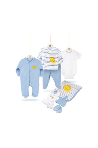 Hastane Çıkışı 10lu Baby Lion - Mavi 63160 Açık Bej