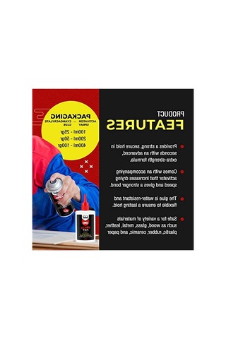 Mdf Aktivatörlü Hızlı Yapıştırıcı, 200 Ml Hacim İle Etkili Bağlantı
