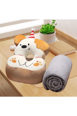 Homyl Ofis Masası Yastık Seyahat Yatak Odası Kanepe Için Çok Sarıkulakbattaniyeli