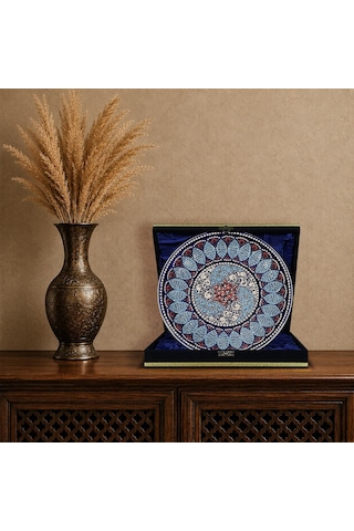 E38 El İşçiliği Çini Tabak 25 Cm - 6679