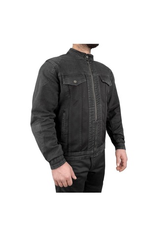 Thebikerjeans Grey Ice Korumalı File Motosiklet Kot Montu Erkek