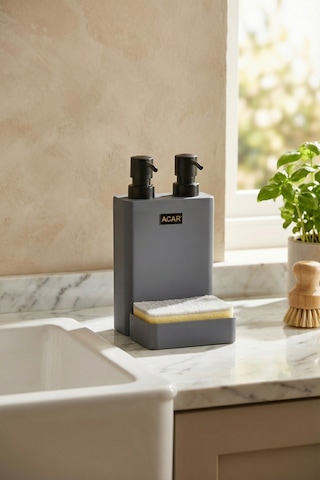 Marissa 2 Li Sıvı Sabunluk Gri - 740 Ml Gri