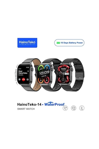 Haino Teko Teko14 Watch Ultra 14 Amoled Ekran Waterproof Akıllı Saat + 3 Kordonlu (İthalatçı Garantili)