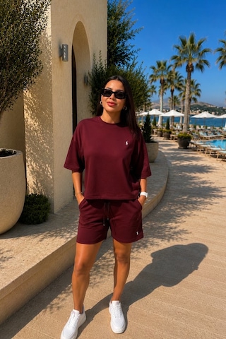 Gigi Wardrobe Noir Coast Takım Bordo Bordo Gigi Wardrobe Noir Coast Takım Bordo Bordo