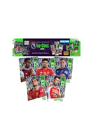 Toyika Panini Premier League Top Class 2025 Trading Cards 8li X 24 Adet