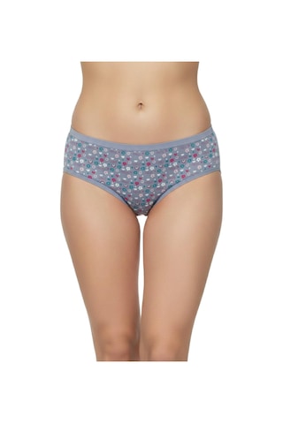 Kadın Baskılı Bikini Külot Bgl-st04939 gri