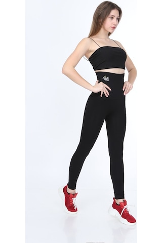 Light Black 2 Beden İncelten Bel ve Basen Toparlayacı Korse Tayt
