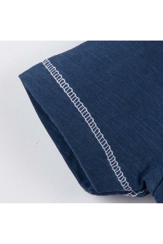 Ay Kısa Kol Kısa Tulum Indigo