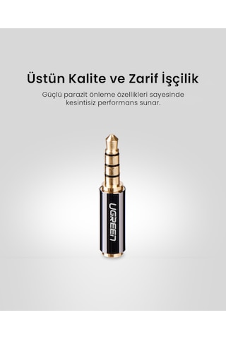 Ugreen 3.5mm Erkek To 2.5mm Dişi Jak Dönüştürücü, 20502