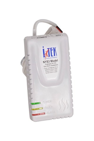 İtek Nys-3 Doğalgaz Alarm Cihazı Gaz Dedektörü