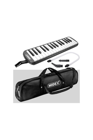 Midex ML-32BK Melodika Seti 32 Tuşlu Siyah Renk