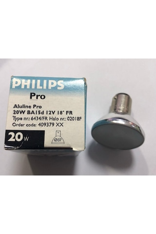 Phılıps 6434/fr 12v 20w Ba15d 18 Halojen Lamba