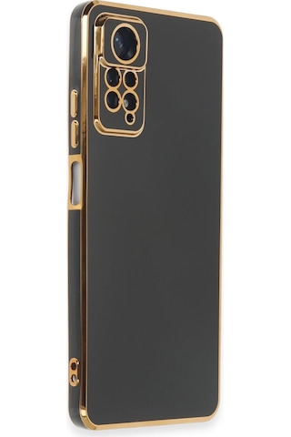 Gld-spt- Newface Xiaomi Redmi Note 12 Pro 4g Kılıf Volet Silikon - Siyah