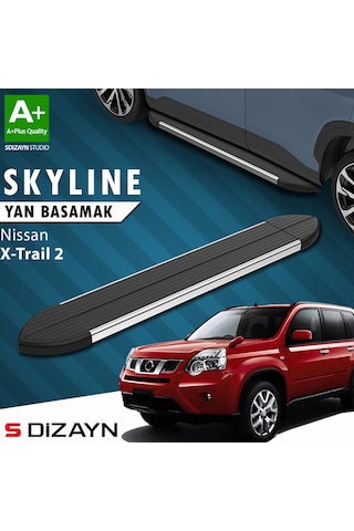 S-dizayn Nissan X-trail T31 Skyline Krom Yan Basamak 173 Cm 2007-2014 A+ Kalite